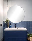 American Made Non-Beveled Frameless Round Wall Mirror (NB-1/4-FRMLS-RND-SM.CHRM RD) *Suggested Retail*