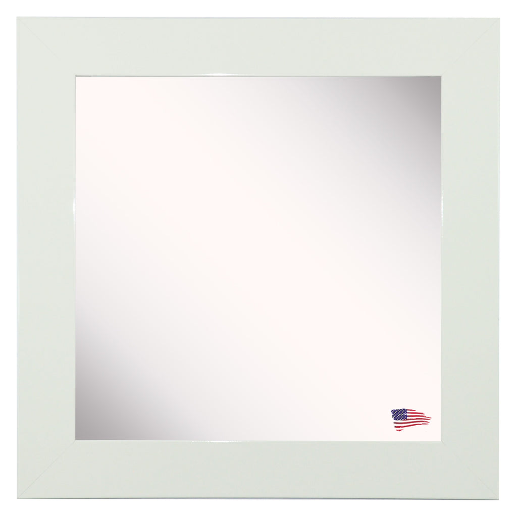 American Made Rayne Delta White Square Mirror (S087MS Set of 3) *Sugge –  Rayne Mirrors Inc.