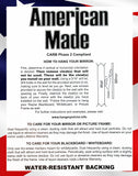 American Made Rayne Safari Silver Beveled Tall Mirror (R034BT) *Suggested Retail*