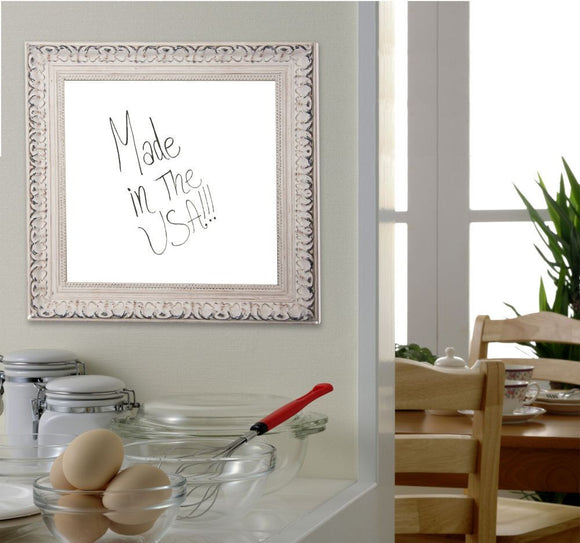American Made Rayne French Victorian White Dry Erase Board (W39) *Suggested Retail*