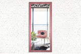 American Made Rayne Vintage Pink Beveled Tall Mirror (R096BT) *Suggested Retail*