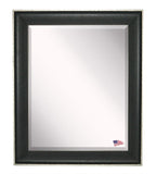 American Made Rayne Vintage Black Beveled Wall Mirror (R058) *Suggested Retail*