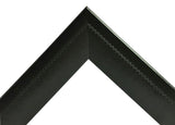 American Made Rayne Stitched Black Leather Beveled Mirror (R038BT) *Suggested Retail*
