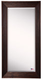 American Made Rayne Barnwood Brown Beveled Tall Mirror (R017BT) *Suggested Retail*
