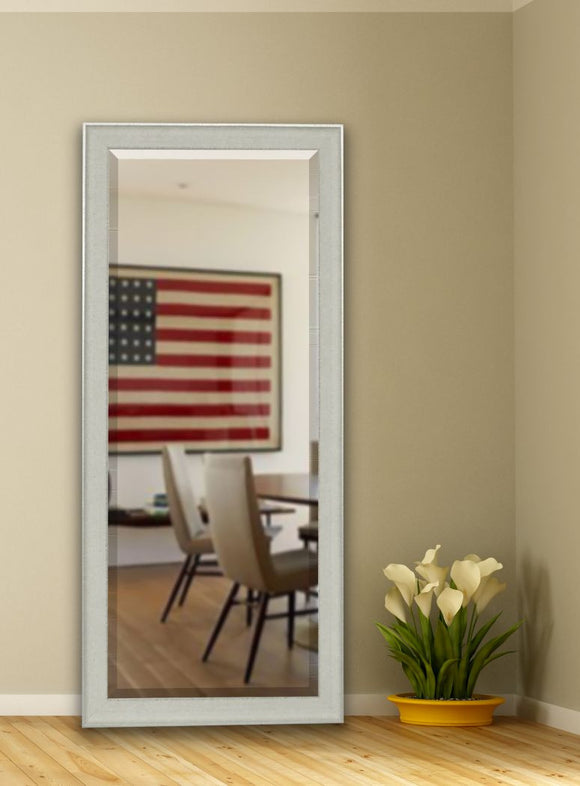 American Made Rayne Vintage White Beveled Tall Mirror (R056BT) *Suggested Retail*