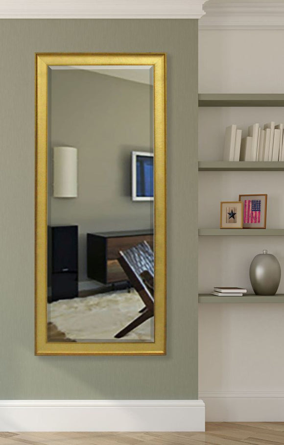 American Made Rayne Vintage Gold Beveled Tall Mirror (R057BT) *Suggested Retail*