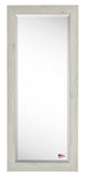 American Made Rayne White Washed Antique Beveled Tall Mirror (R059BT) *Suggested Retail*