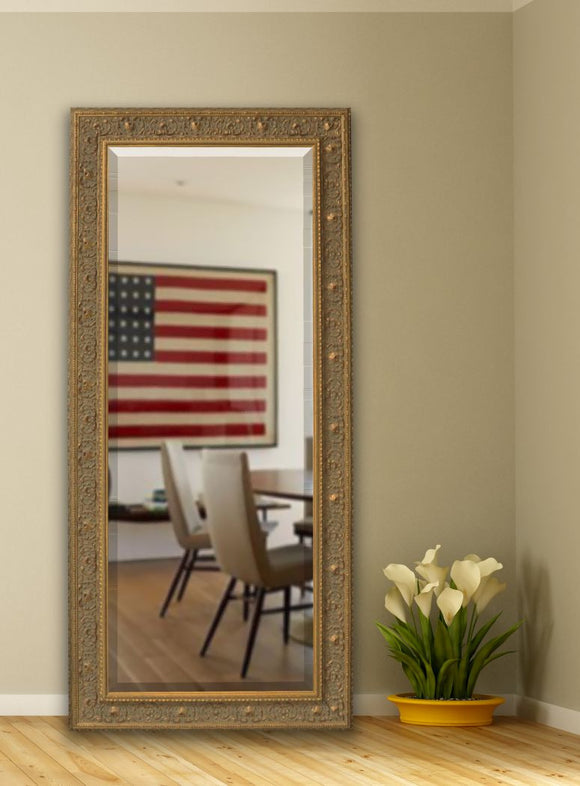 American Made Rayne Opulent Gold Beveled Tall Mirror (R071BT) *Suggested Retail*
