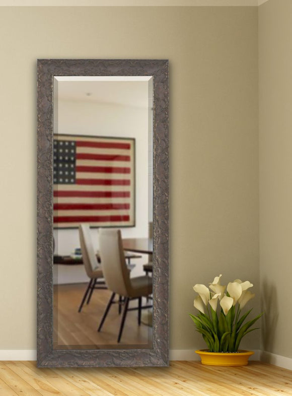 American Made Rayne Maclaren Brown Beveled Tall Mirror (R078BT) *Suggested Retail*