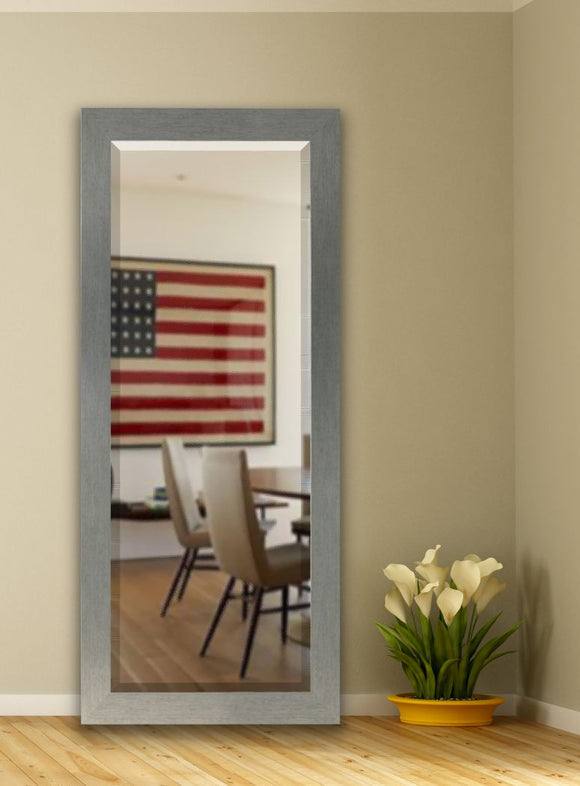 American Made Rayne Yukon Silver Beveled Tall Mirror (R084BT) *Suggested Retail*