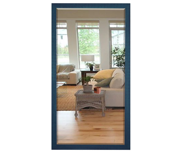 American Made Rayne Country Cottage Blue Beveled Tall Mirror (R097BT) *Suggested Retail*