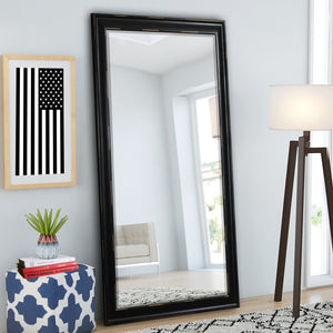 American Made Rayne Black with Blonde Scratches Beveled Tall Mirror (R099BT) *Suggested Retail*