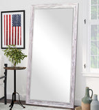 American Made Rayne Rustic Country White Beveled Tall Mirror (R0100BT) *Suggested Retail*