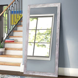 American Made Rayne Rustic Country White Beveled Tall Mirror (R0100BT) *Suggested Retail*