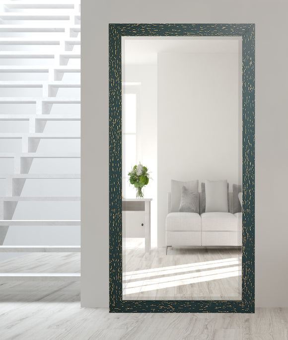 American Made Rayne Sea-green Beveled Tall Mirror (R0107BT) *Suggested Retail*