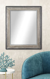 American Made Rayne Brown Brushed Beveled Wall Mirror (R108) *Suggested Retail*