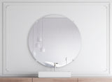 American Made Non-Beveled Frameless Round Wall Mirror (NB-1/4-FRMLS-RND-CLEAR) *Suggested Retail*