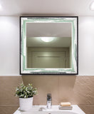 American Made Rayne Seafoam Square Wall Mirror (S110) *Suggested Retail*